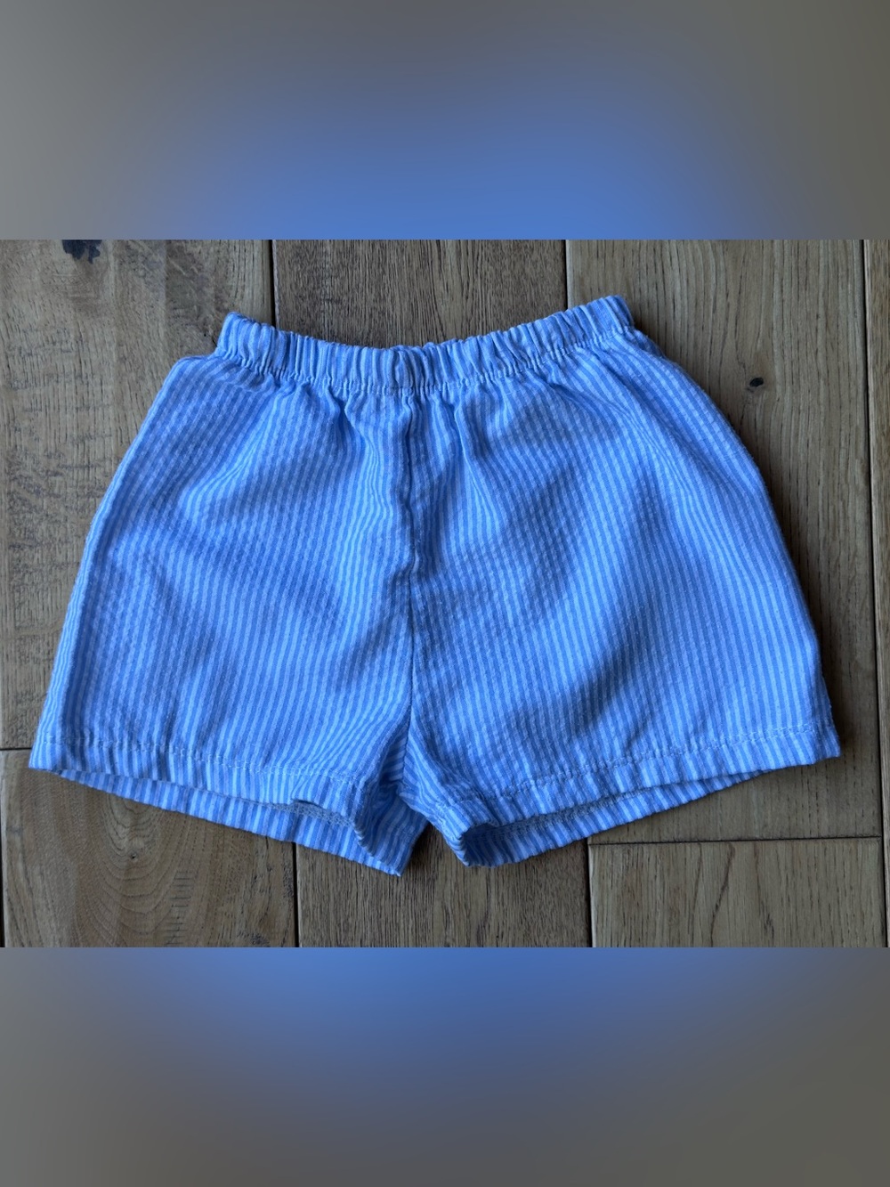 Southern Smocked Co. Smocked Apples Shirt and Blue Check Shorts Set size 2-3T - Picture 8 of 11